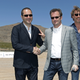 (L-R) Hyperloop One Co-Founder & Executive Chairman Shervin Pishevar, Hyperloop One Chief Executive Officer Rob Lloyd and Co-Founder & Chief Technology Officer Brogan BamBrogan (image: Getty)